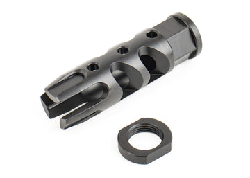 Fostech Strake Brake for .223/5.56 AR-15 Rifles - 1/2X28 Thread Pitch - Black Nitride Finish - 2503-BN-5.56