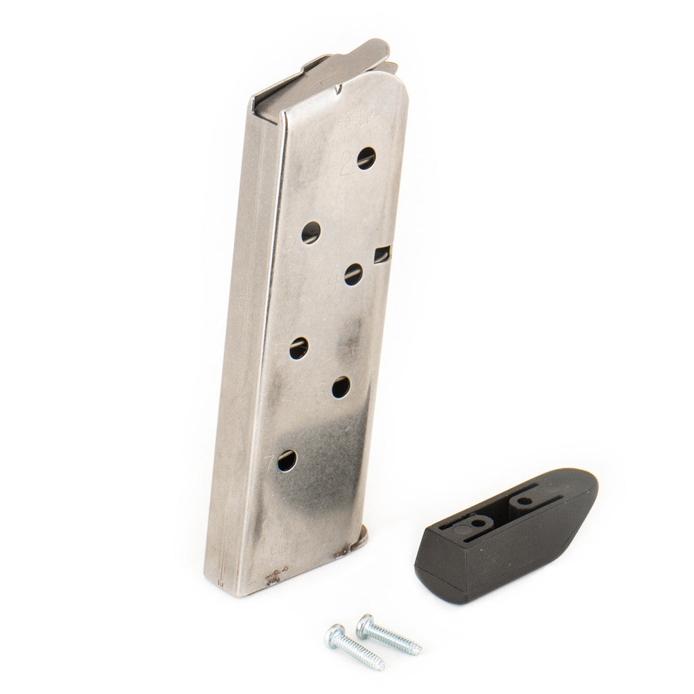 CMC Products 1911 Match Grade Compact .45 ACP 1911 Officer 7rd Stainless Magazine