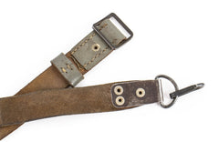 AK Romanian Leather Rifle Sling - Gray
