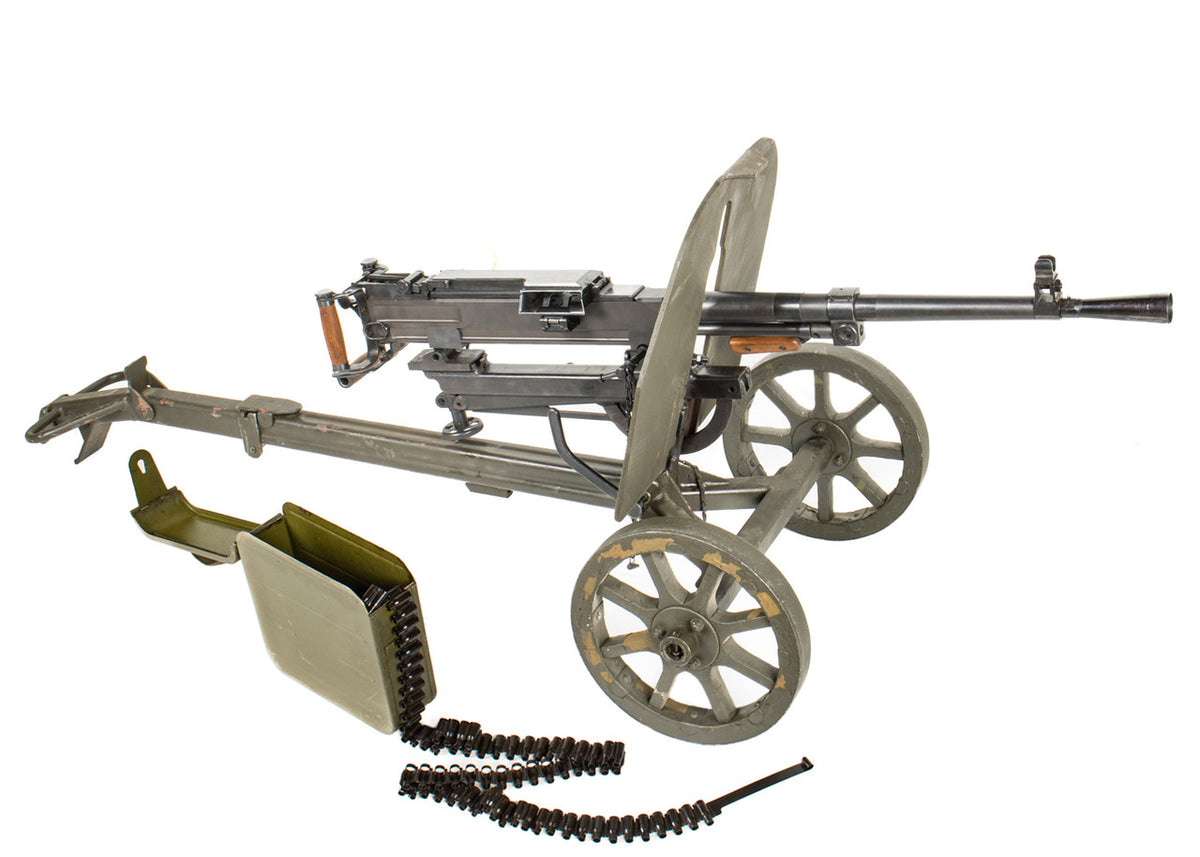 SG-43 Goryunov Display Gun 7.62x54R [RA-370] with Wheeled Mount, Shield, and Ammo Can