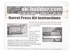 AK-Builder Barrel Press Kit - 1" Ram
