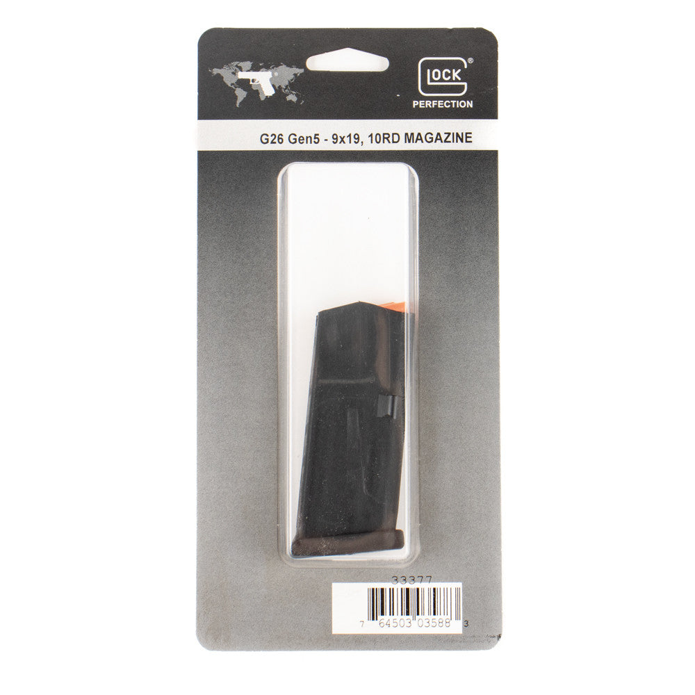 Glock 9mm Luger 10rd G26 Gen5 Black Detachable
