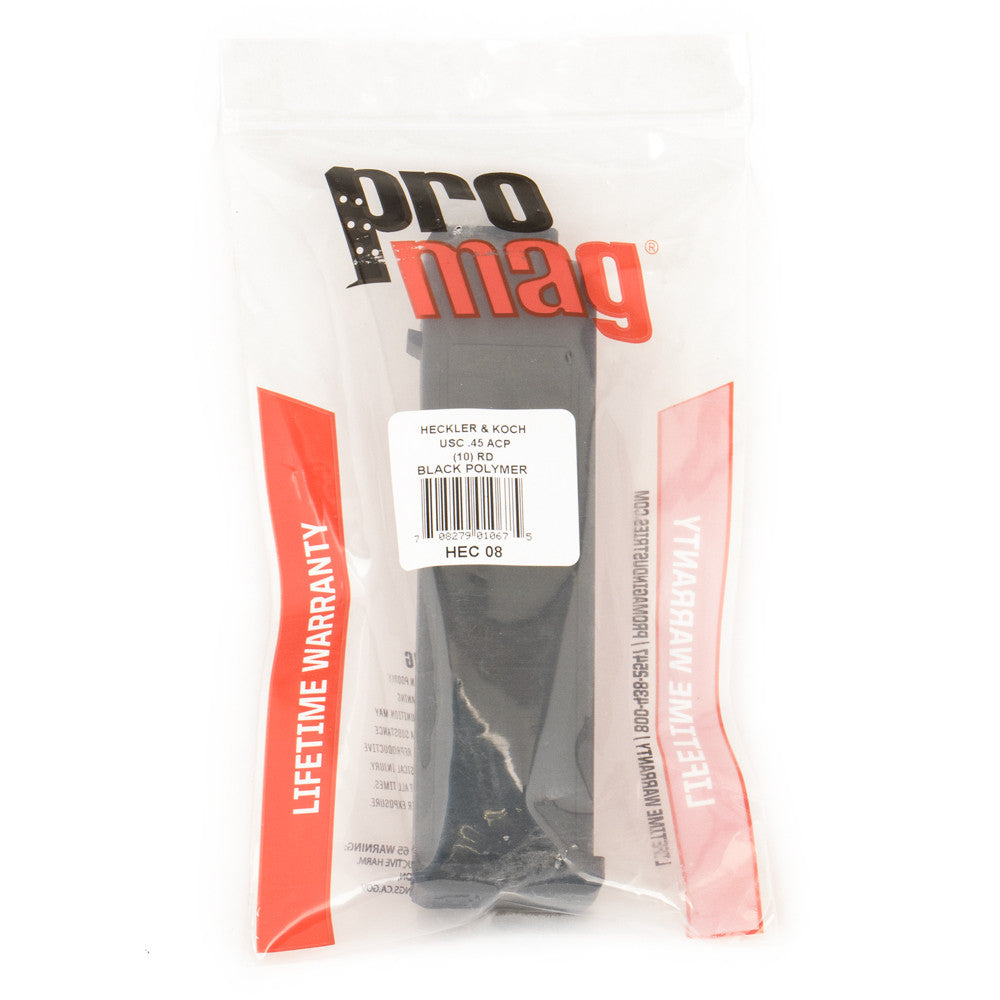ProMag .45ACP 10rd H&K USC Carbine Zytel Magazine