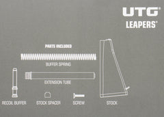 UTG RB-T469B AR15 Rifle A2 Fixed Stock Polymer Black - RB-T308FB