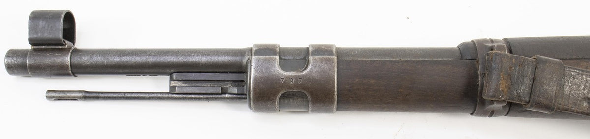 German Kar98k M937B 8mm WWII (Portuguese Contract) Mauser - Matching Bayonet and Serial Number F797