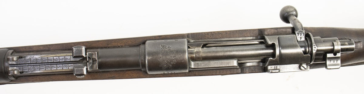 German Kar98k M937B 8mm WWII (Portuguese Contract) Mauser - Matching Bayonet and Serial Number F797