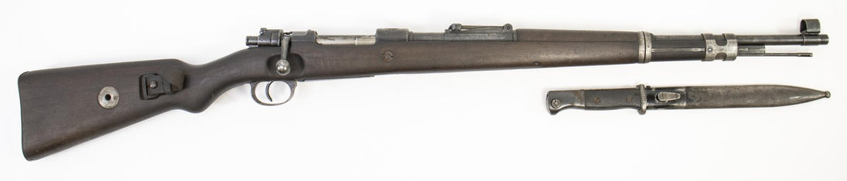 German Kar98k M937B 8mm WWII (Portuguese Contract) Mauser - Matching Bayonet and Serial Number F8298PB