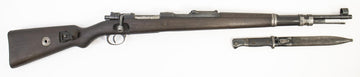 German Kar98k M937B 8mm WWII (Portuguese Contract) Mauser - Matching Bayonet and Serial Number F8298PB