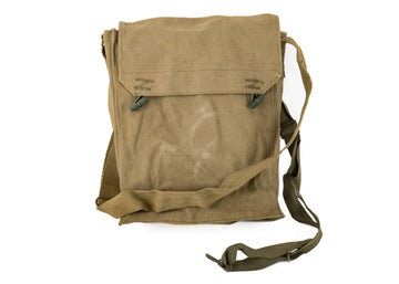 Czech Military Shoulder Bag / Haversack - Canvas - Used