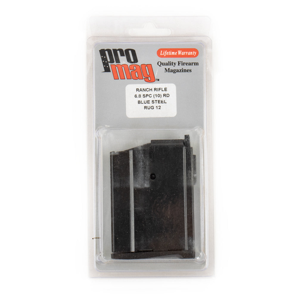 PROMAG 6.8 SPC 10RD RUGER RANCH RIFLE BLUE STEEL MAGAZINE