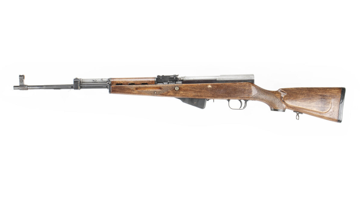 SKS Yugo M59/66 Rifle - Sporterized Sights - Modified Stock and Frozen Gas Button -  Fair Condition