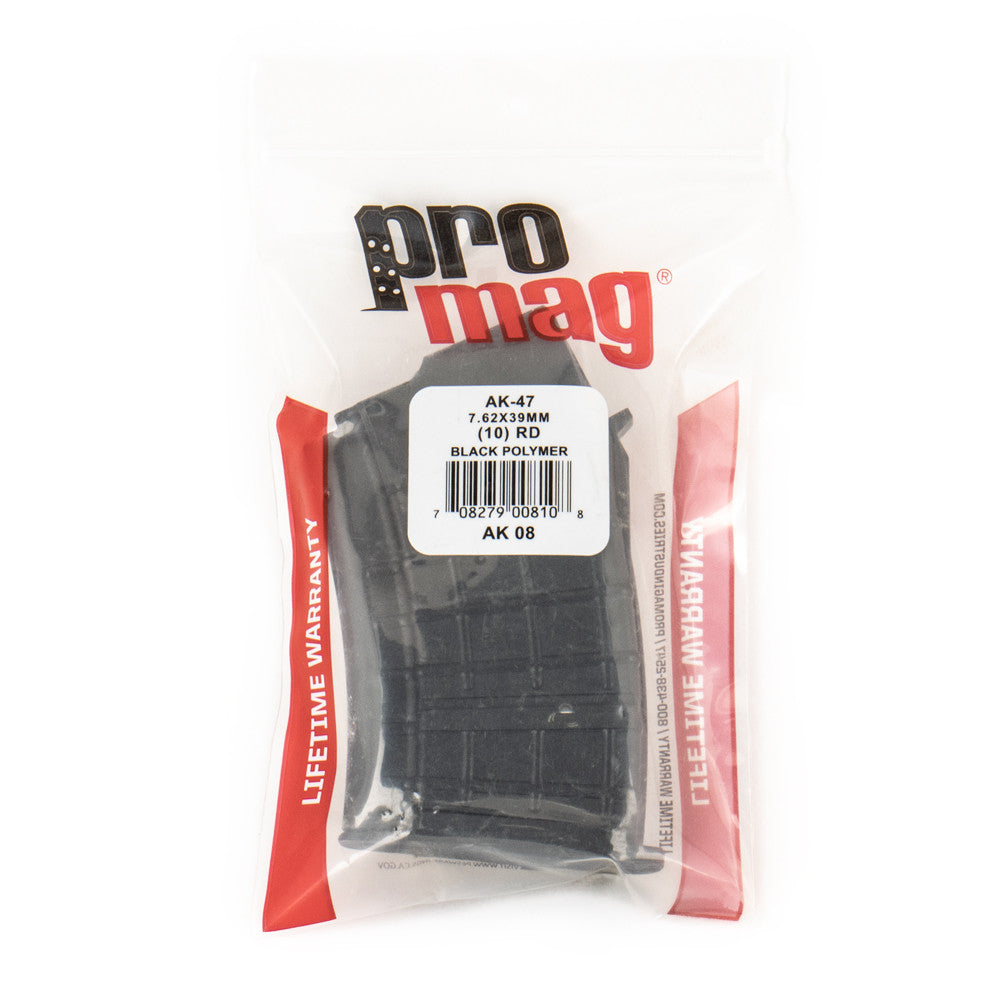 ProMag 7.62x39 10rd AK-47 Black Polymer Magazine