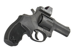 Taurus 856 T.O.R.O. 38 Special +P 6 Shot 3" Matte Black Stainless Steel Barrel Cylinder & Frame Black Rubber Grip Riton Red Dot