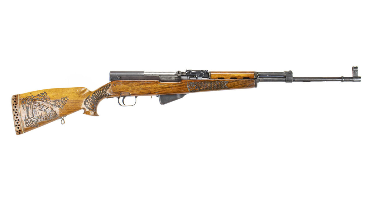 SKS Yugo M59/66 Rifle - Sporterized Sights -  Fair Condition - Trench Art Goat