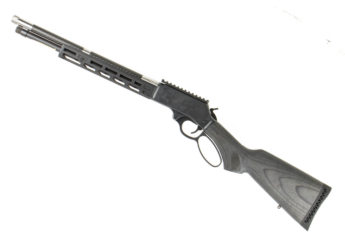 Henry H009H SPD Hush Series 30-30 Win 4+1 16.50" Threaded Carbon Fiber Barrel, Blued Aluminum Receiver, M-LOK Handguard, Matte Dark Gray Laminate Stock