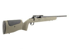 Mossberg MVP LR 6.5 Creedmoor 10+1 22" Fluted Threaded Barrel, Blued Steel Receiver, OD Green Adjustable Benchrest Stock
