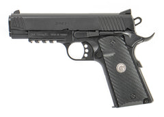 EAA Girsan MC1911 Commander 9mm Luger 4.40" 9+1 Black Checkered Laminate Grip