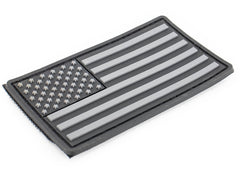 USA Flag Patch Black and Gray