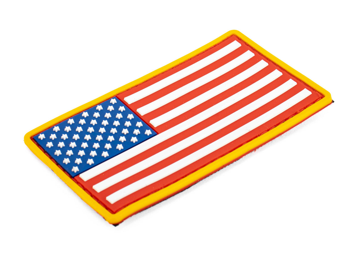 USA Flag Patch:  Red, White, and Blue