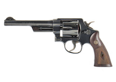 Smith & Wesson Model 20 357 Magnum 6rd 6" Blued Steel Frame, Checkered Walnut Rosewood Grips