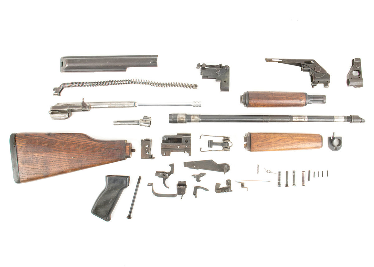 Iraqi Tabuk AK 47 7.62x39 Parts Kit with Original Barrel, Lion of Babylon Crest and Rare Grenade Launcher Gas Block