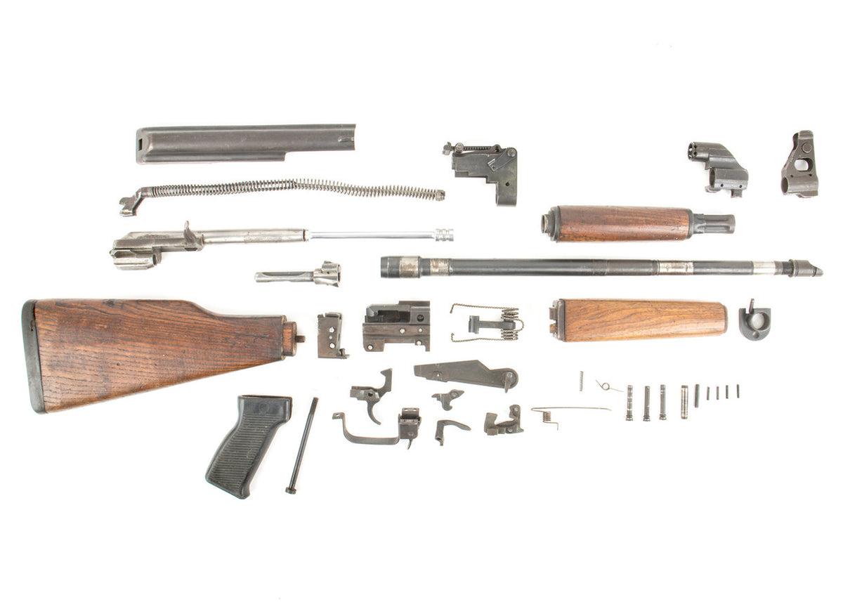 Iraqi Tabuk AK 47 7.62x39 Parts Kit with Original Barrel and Lion of Babylon Crest