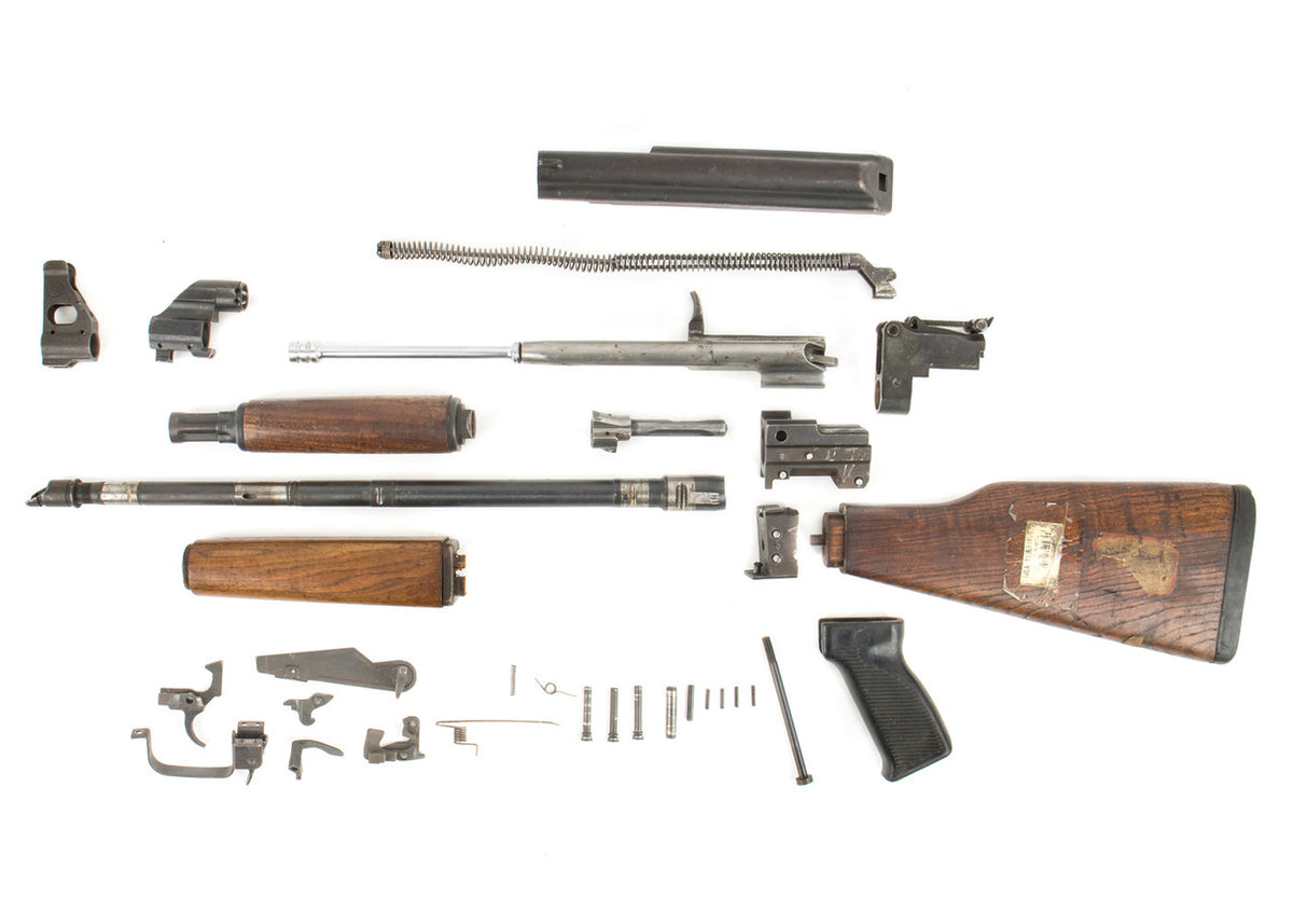 Iraqi Tabuk AK 47 7.62x39 Parts Kit with BENT Original Barrel