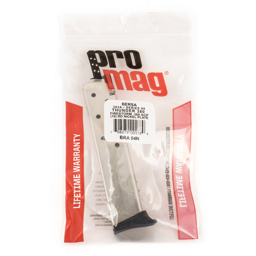 ProMag Bersa Thunder 380 10rd Magazine - Nickel