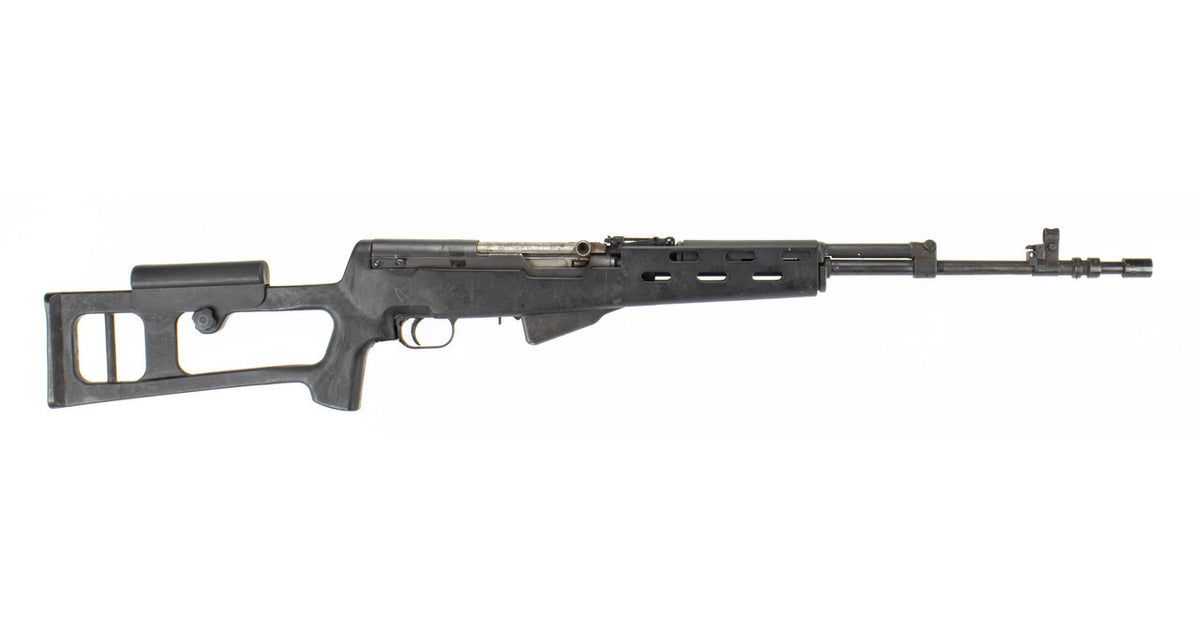 SKS Yugo M59/66 Rifle - Sporterized Sights - Polymer Stock and Frozen Gas Button -  Fair Condition