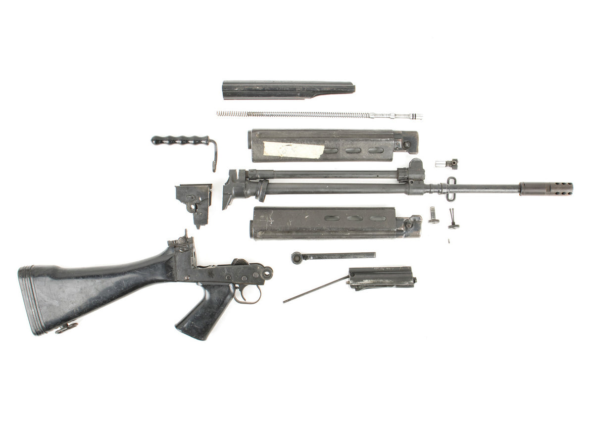 Belgian FN FAL 7.62x51mm ( .308 ) Lebanese Contract Parts Kit Polymer Furniture with Original Populated Intact Barrel