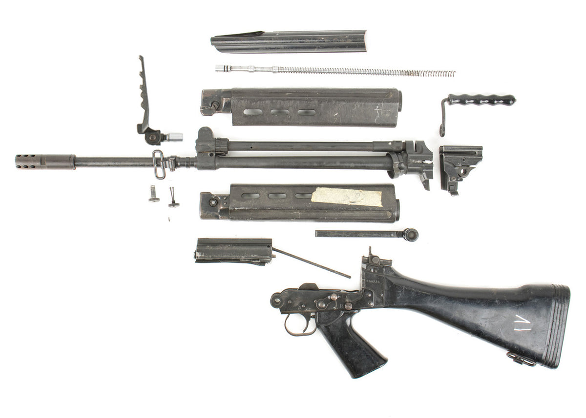 Belgian FN FAL 7.62x51mm ( .308 ) Lebanese Contract Parts Kit Polymer Furniture with Original Populated Intact Barrel & Grenade Launcher Sight