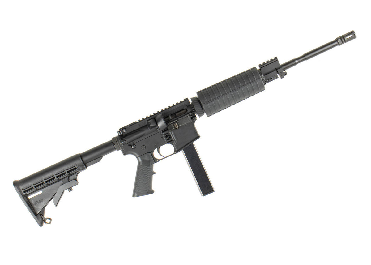 CMMG MK9LE 9mm Luger 32+1 16" Barrel M4 - Collapsible Stock & A2 Compensator