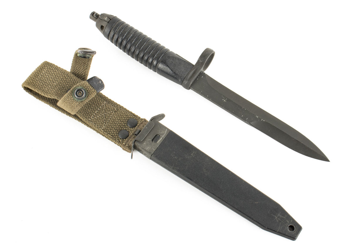 G3 Bayonet w/Scabbard - Good - Curved Handle