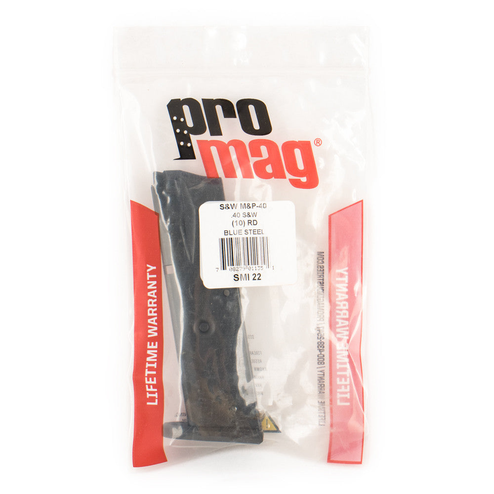 ProMag S&W M&P40 .40 S&W Magazine 10rd Blued Steel