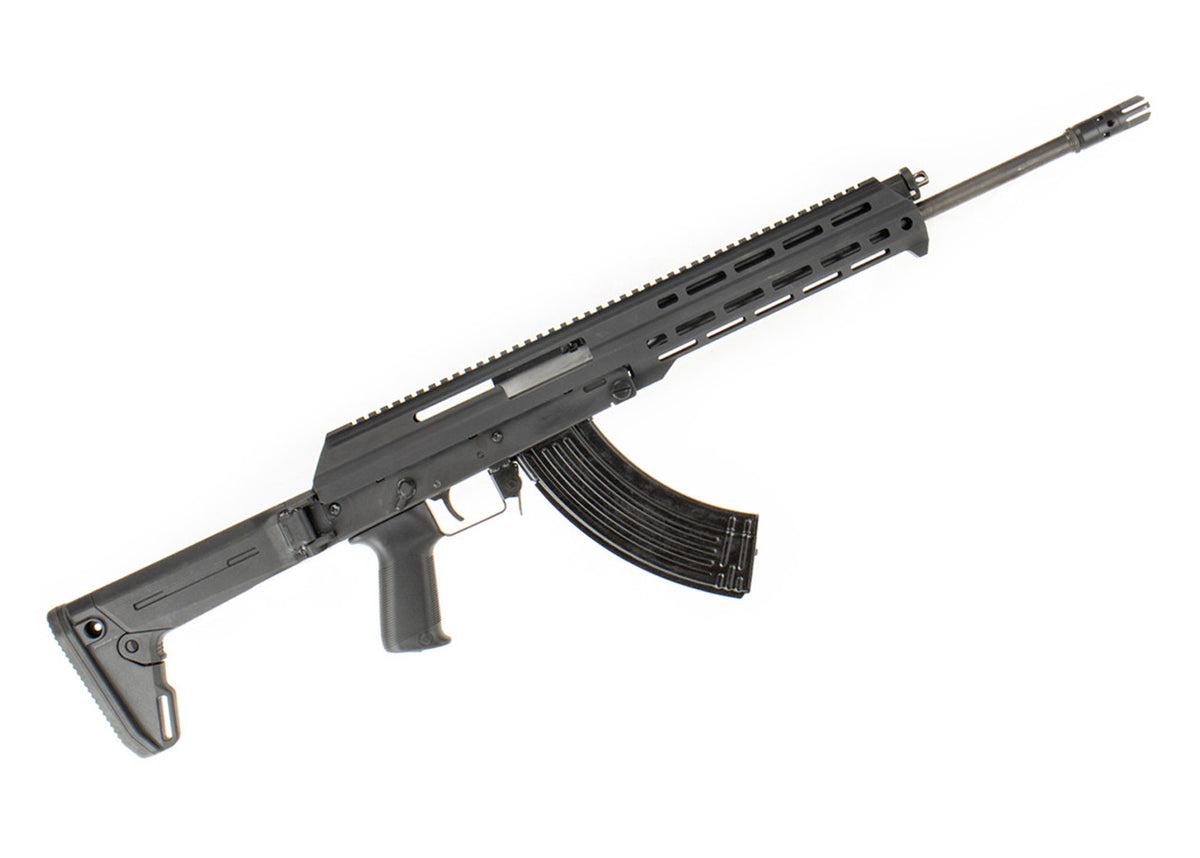 M+M M10X-M Long Stroke Gas Piston 7.62x39 AK-47 Milled Rifle - Black
