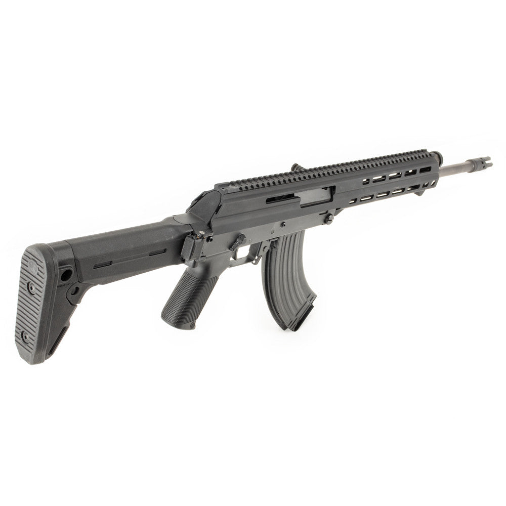 M+M M10X-M Long Stroke Gas Piston 7.62x39 AK-47 Milled Rifle - Black