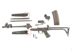 SIG 543 Folding Stock Carbine Parts Kit 5.56x45mm with Intact Barrel - Handguards Broken/Missing - Lebanese Contract