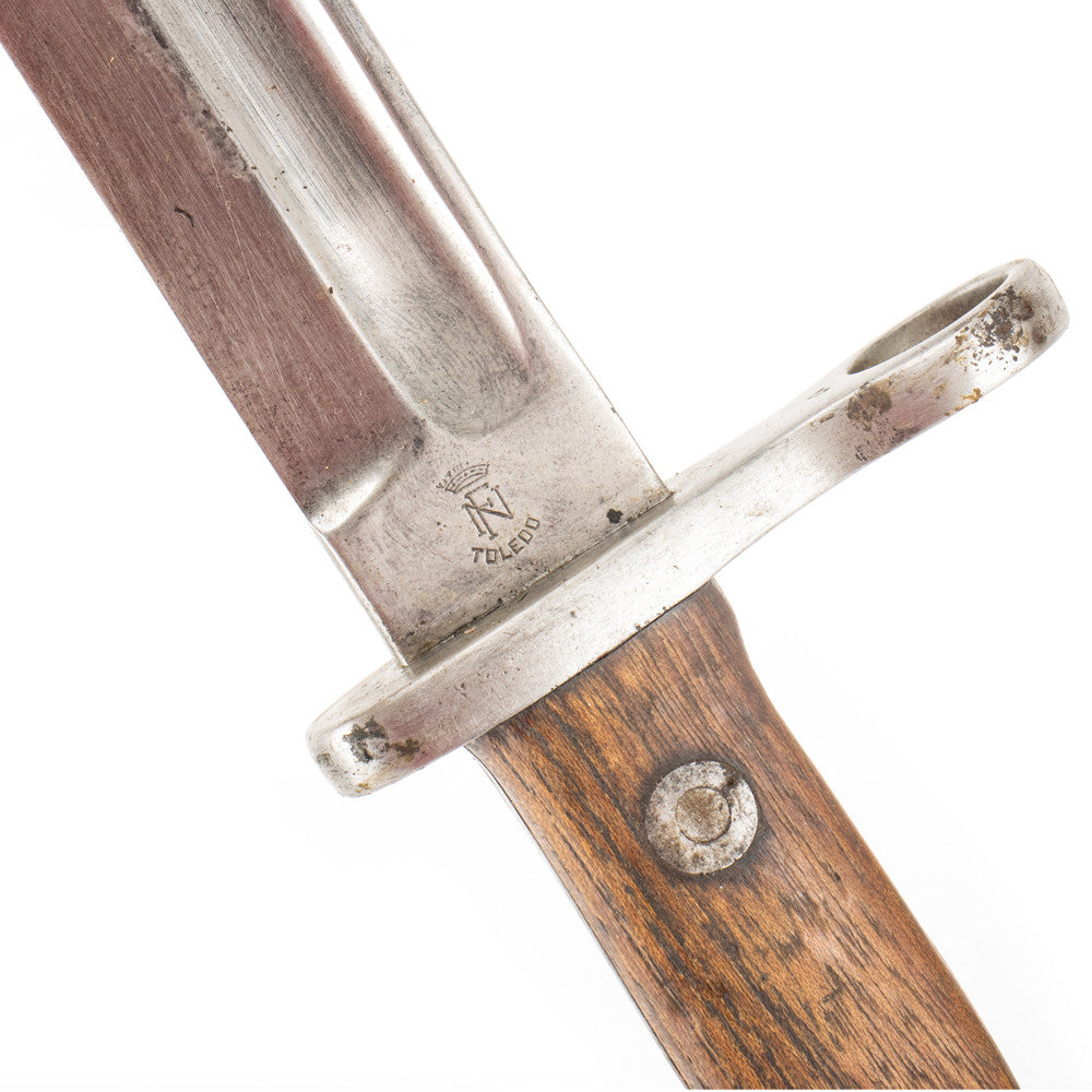 Spanish M1893 Mauser Bayonet with Leather Scabbard