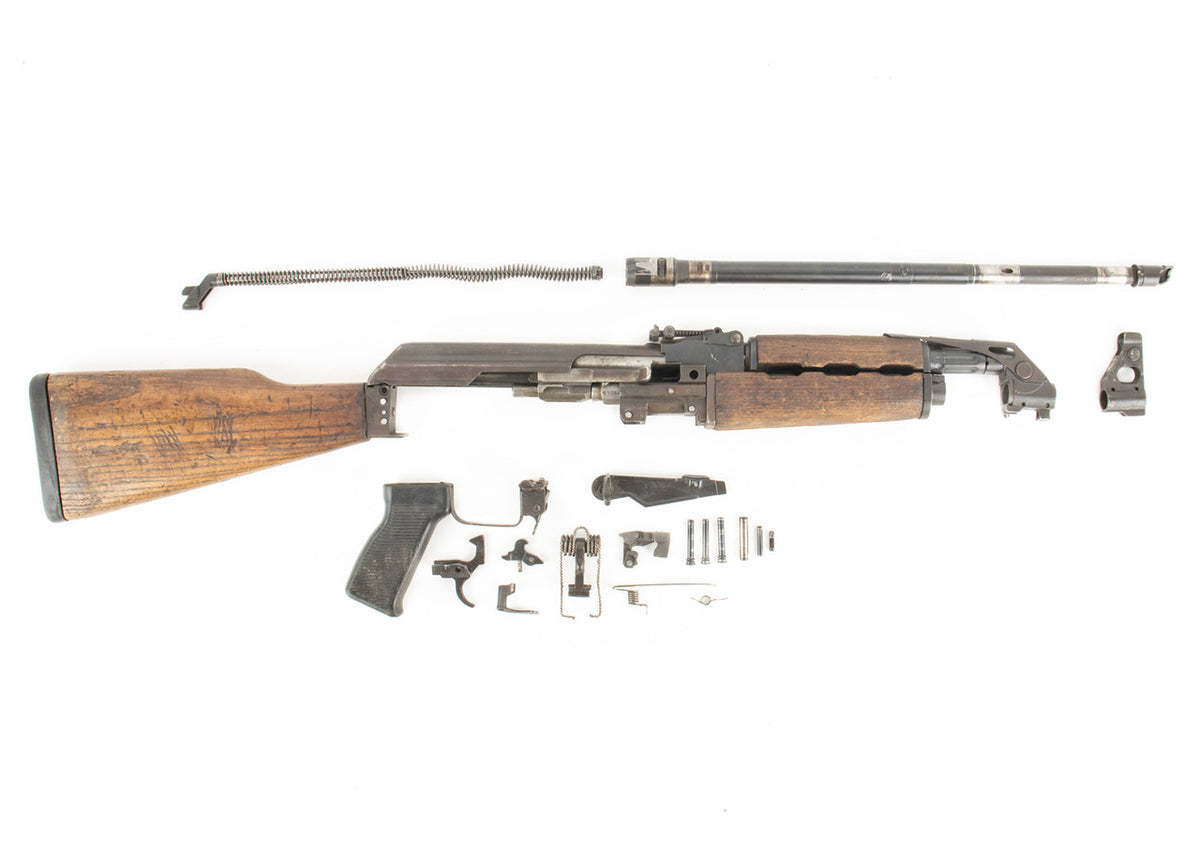 Iraqi Tabuk AK 47 7.62x39 Parts Kit with Original Barrel, Lion of Babylon Crest and Rare Grenade Launcher Gas Block