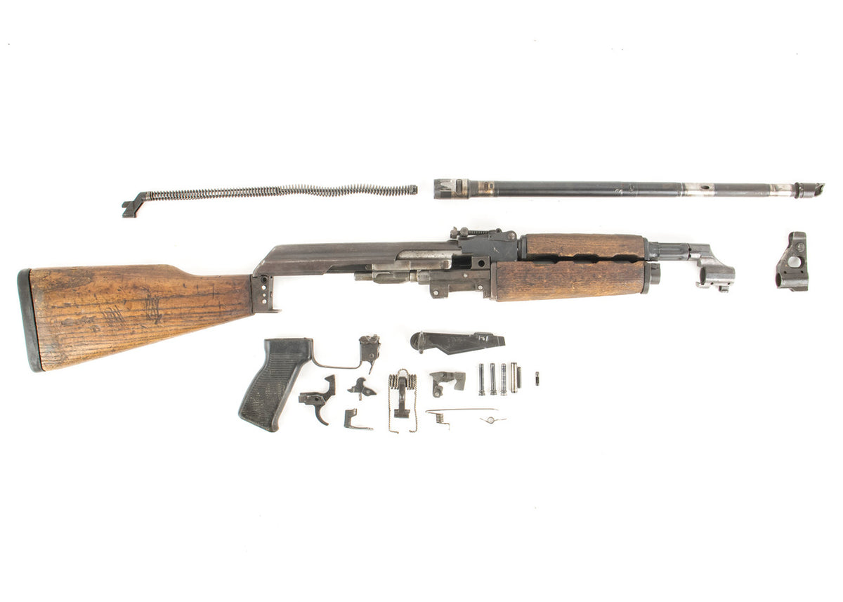 Iraqi Tabuk AK 47 7.62x39 Parts Kit with Original Barrel and Lion of Babylon Crest