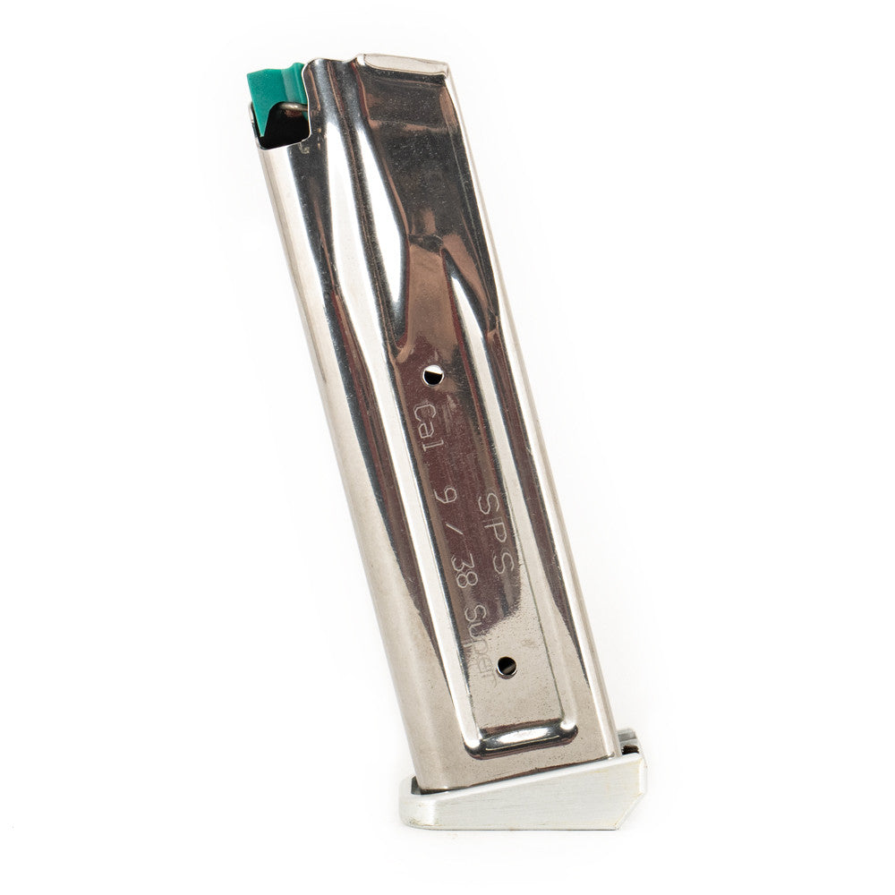 SPS Pantera .38 Super 9mm Luger 20rd Silver Magazine
