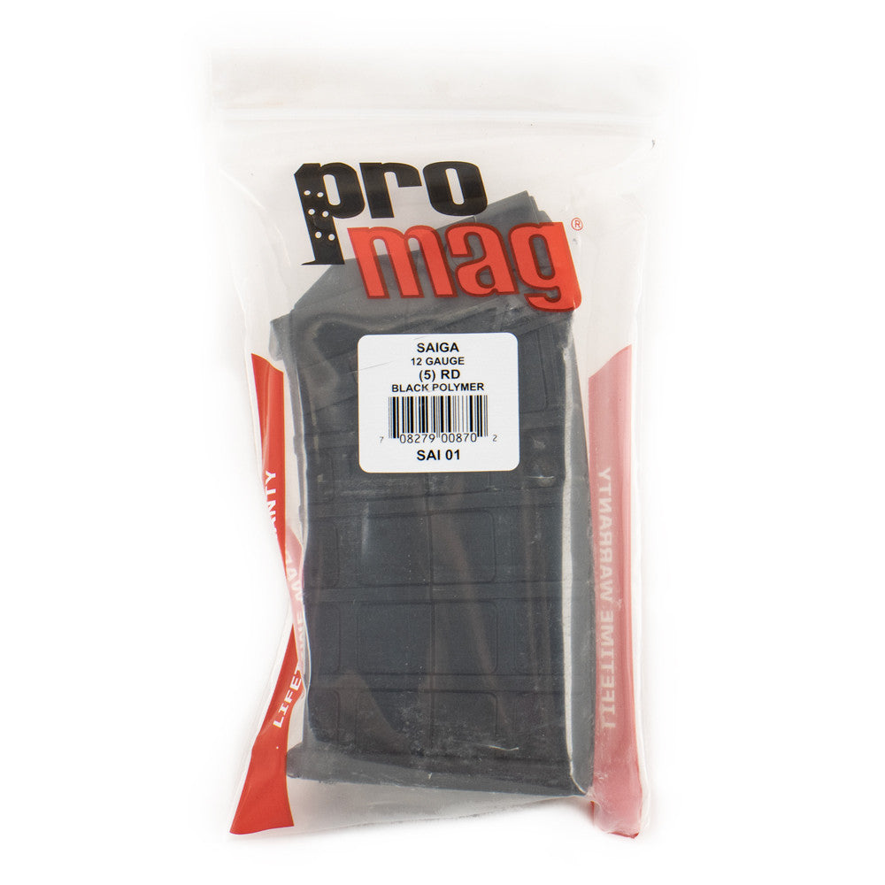 Saiga 12-Gauge 5rd Black Polymer Magazine