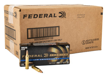 Federal Tactical TRU 223 Rem 55 gr Hi‑Sho 500 Rd Case T223A