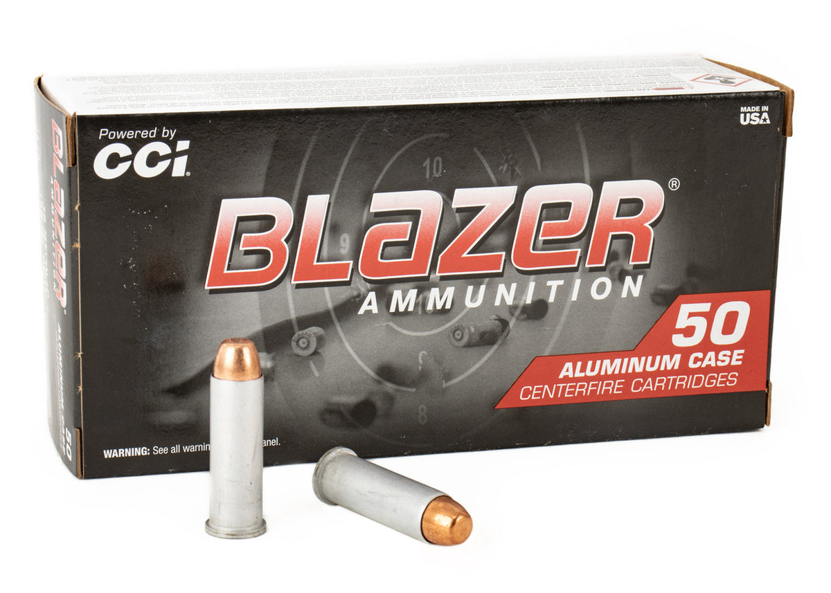 CCI Blazer 38S PL 158gr TMJ 1000RD Case