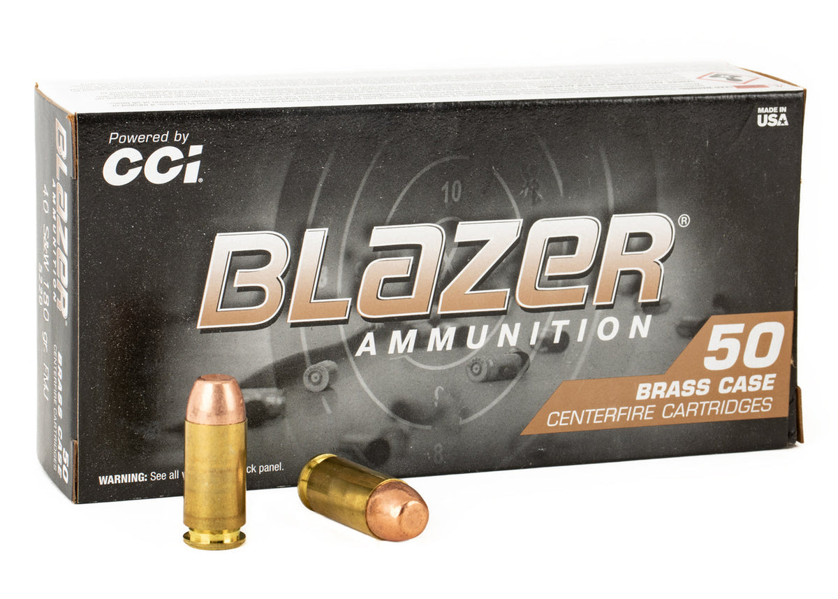 CCI Blazer Brass 40 S&W 180 gr 985 FPS FMJ 1000rd