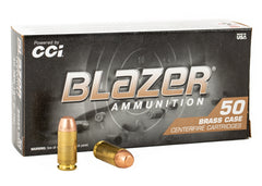 CCI Blazer Brass 40 S&W 180 gr 985 FPS FMJ 1000rd
