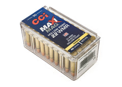 CCI Maxi-Mag Rimfire 22WMR 40gr Jacketed Hollow Point 2,000 round case