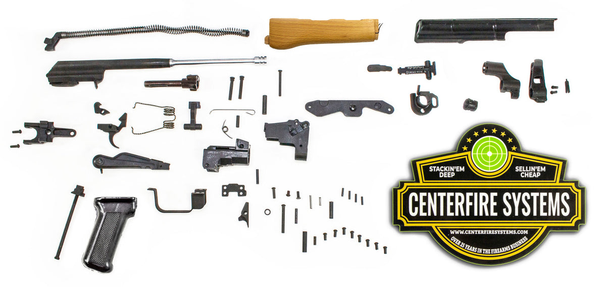 ROMANIAN WASR-10 AK-47 7.62x39 VIRGIN PARTS KIT - NO UPPER HANDGUARD