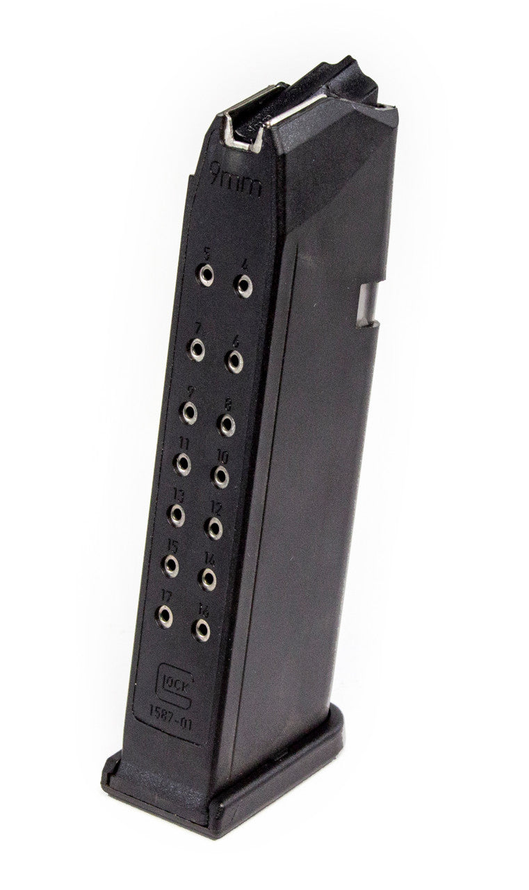 Glock G17 17rd Black Polymer Factory Magazine