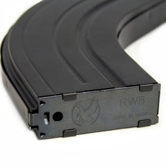 RWB AR-15 7.62x39 30 Round Steel Magazine - Black